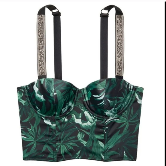 Victoria's Secret Leaf & Bling Bustier - Picture 4 of 8